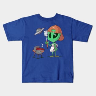 “Kiss the Cook” Alien Kids T-Shirt